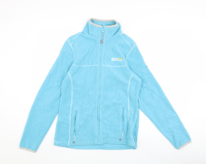 Regatta Women's Blue Fleece Jacket Size 10