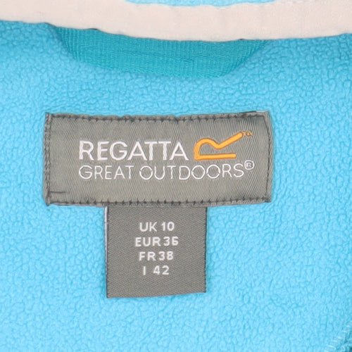 Regatta Women's Blue Fleece Jacket Size 10
