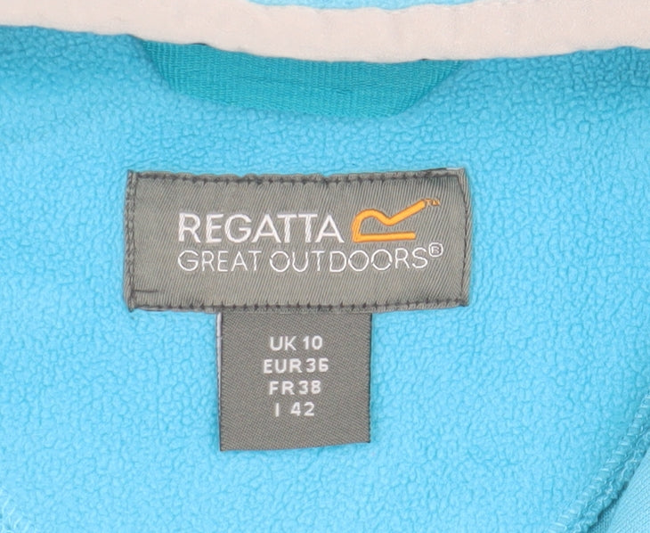 Regatta Women's Blue Fleece Jacket Size 10