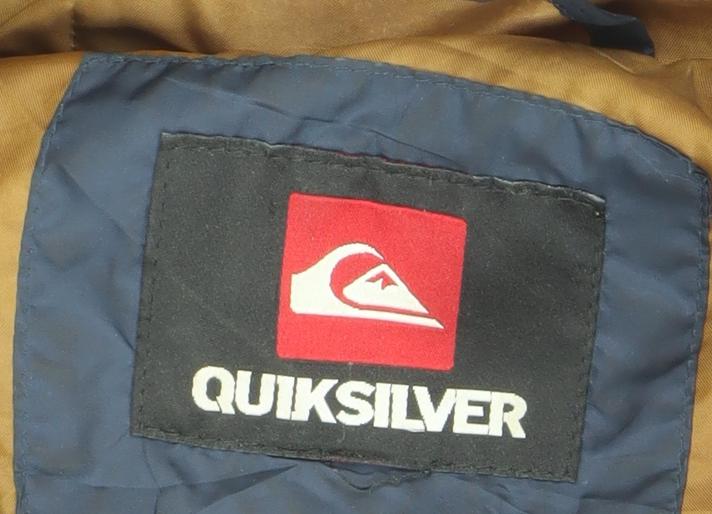 Quiksilver Men's Blue XL Puffer Jacket