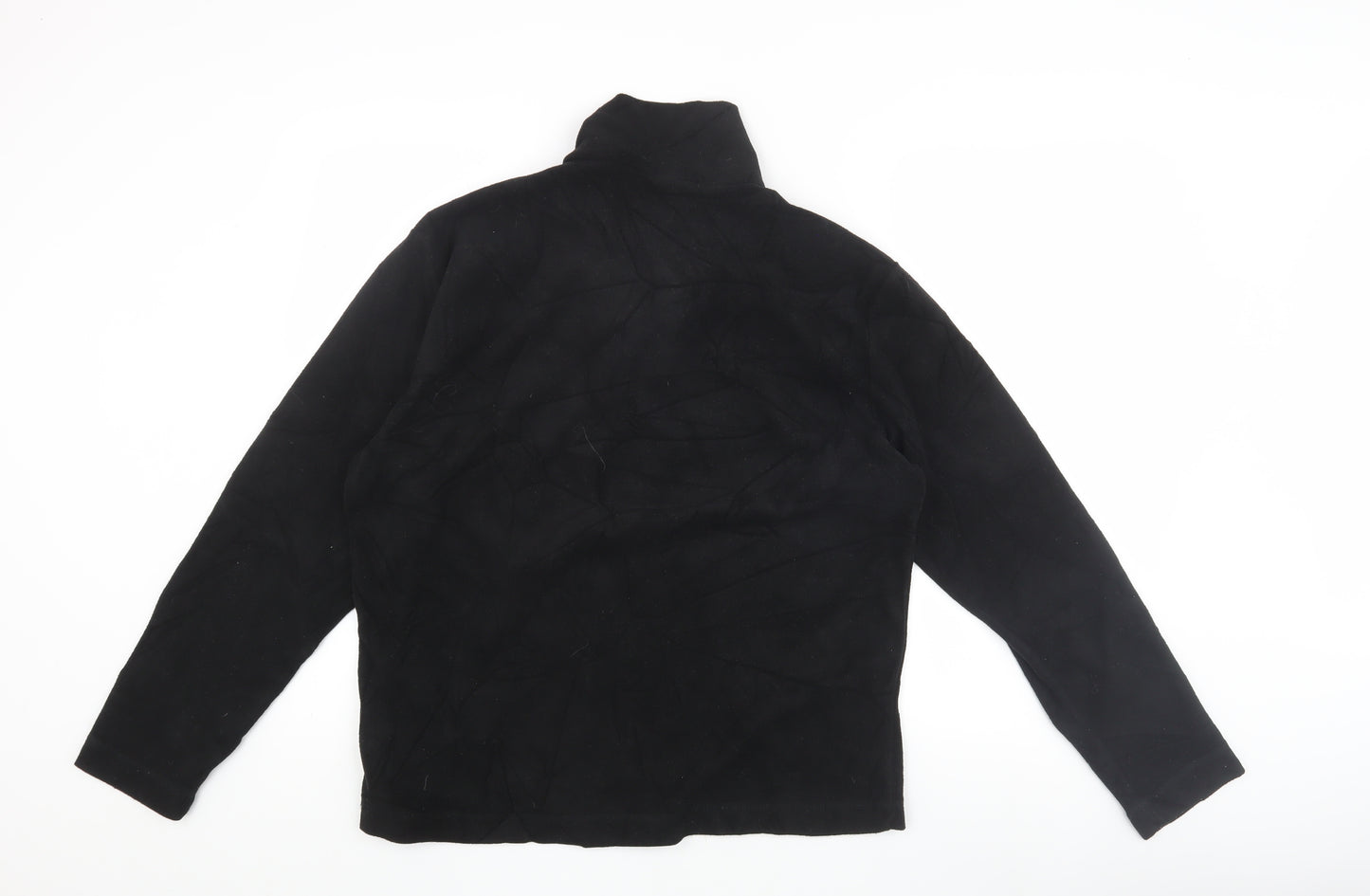 Campri Men's Black Fleece Pullover Sweatshirt - S