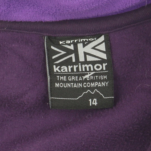 Karrimor Women's Purple Fleece Jacket, Size 14