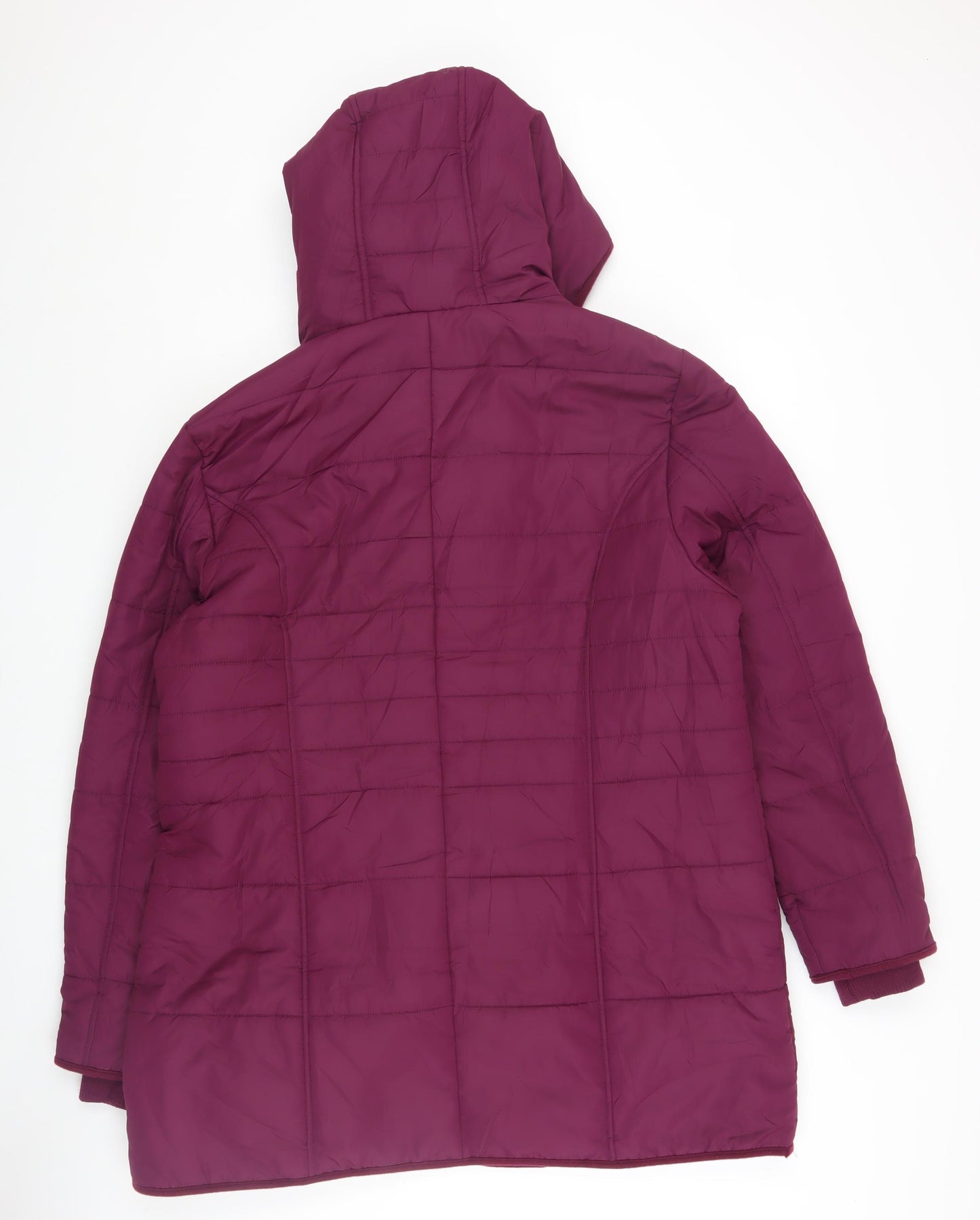 Cotton Traders Women's Purple Puffer Jacket Size 18