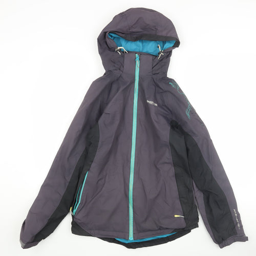 Regatta Women's Black Rain Coat Jacket Size 10