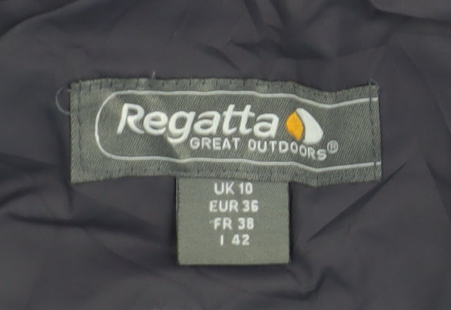 Regatta Women's Black Rain Coat Jacket Size 10