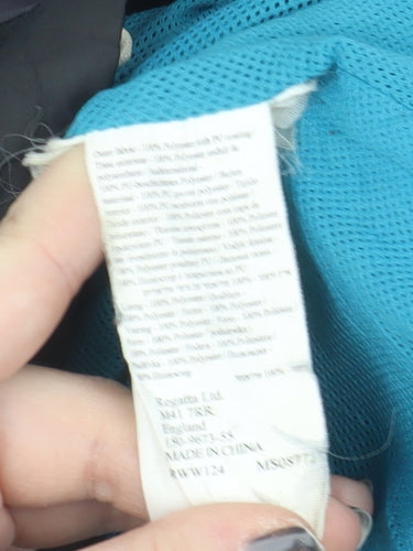 Regatta Women's Black Rain Coat Jacket Size 10