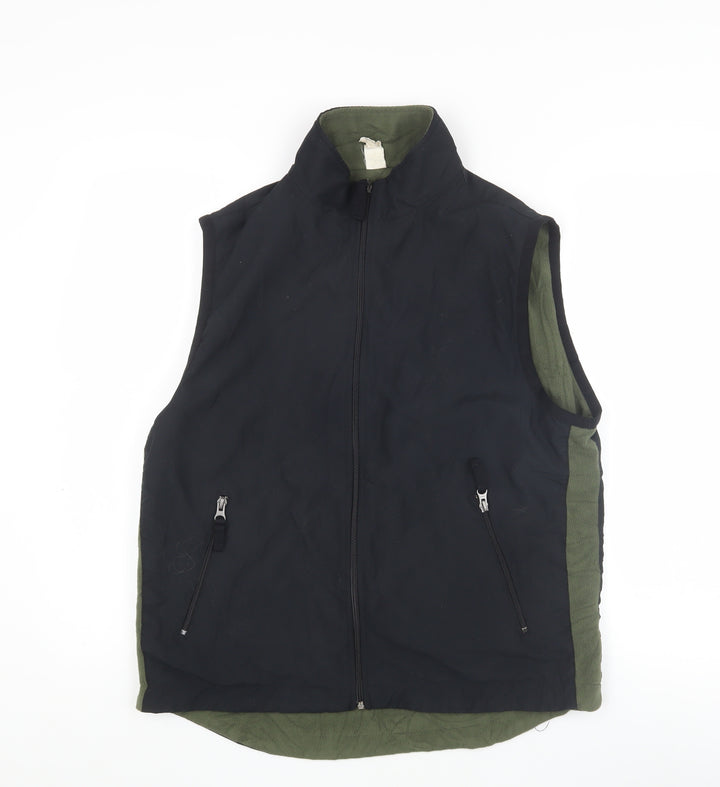 GAP Men's Black Reversible Waistcoat S - Casual Style