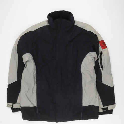 C&A Men's L Black Grey Ski Jacket