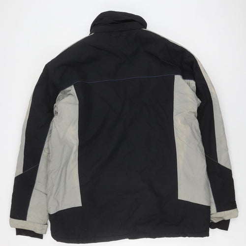 C&A Men's L Black Grey Ski Jacket