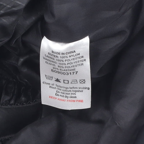 C&A Men's L Black Grey Ski Jacket
