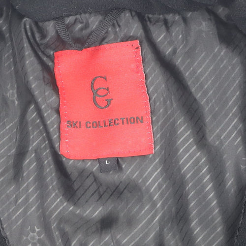 C&A Men's L Black Grey Ski Jacket
