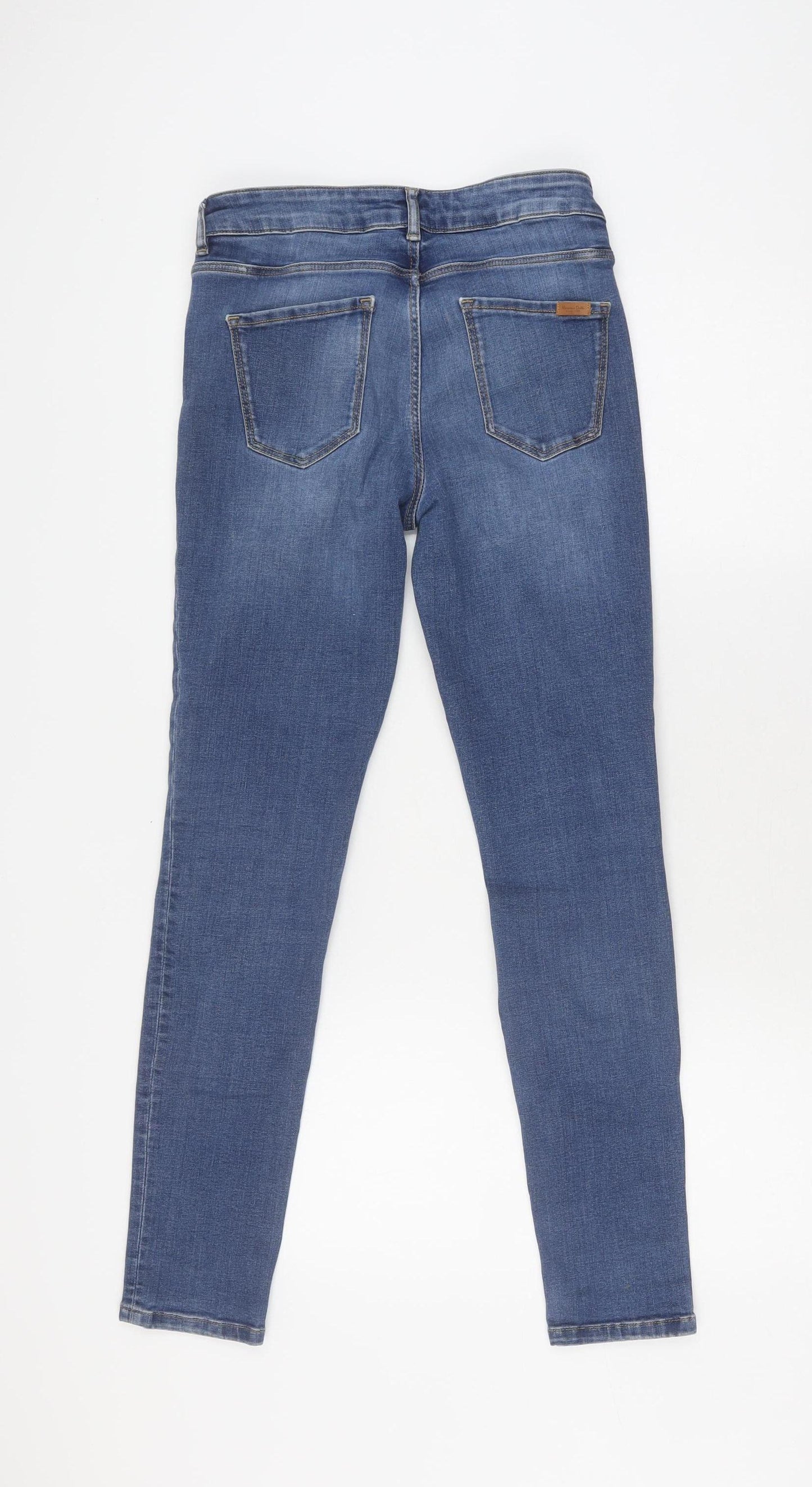 Massimo Dutti Women's Blue Skinny Jeans, Size 12