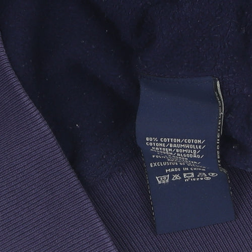 Ralph Lauren Men's Blue Pullover Hoodie L