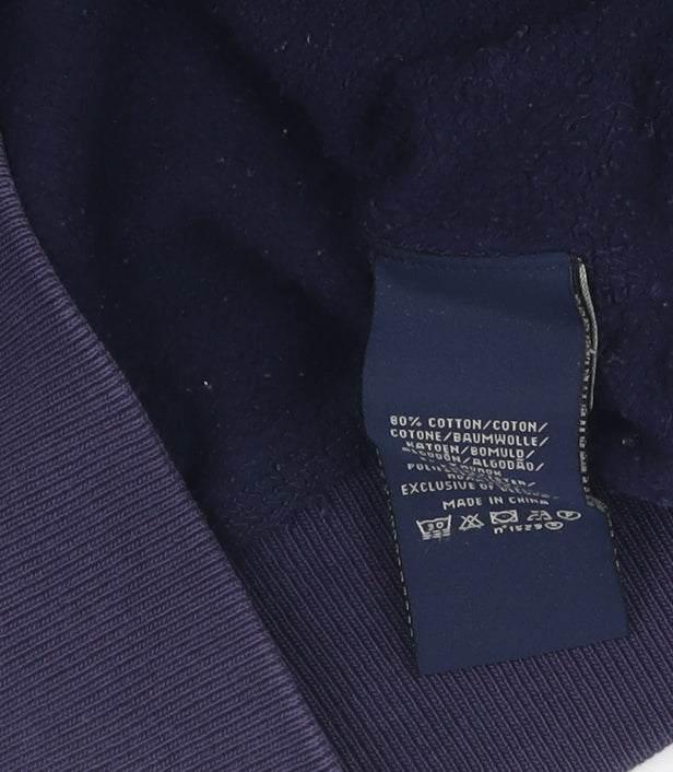 Ralph Lauren Men's Blue Pullover Hoodie L