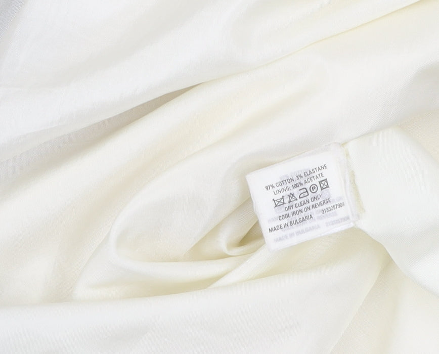 Coast Women's Ivory Pencil Skirt Size 16 - Elegant & Chic