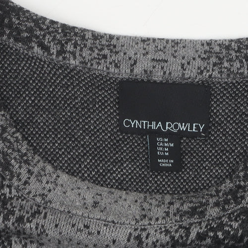 Cynthia Rowley Women's Black Pullover Jumper M
