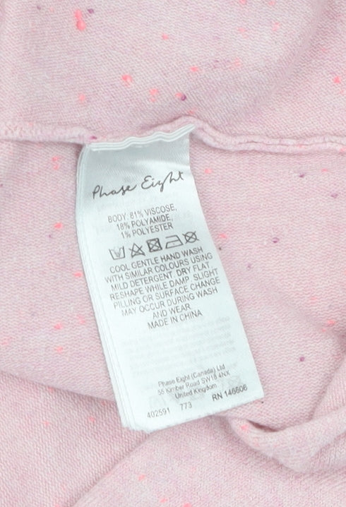 Phase Eight Women's Pink XS Boat Neck Jumper