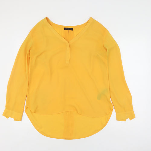 Marks and Spencer Women's Yellow Blouse Size 12