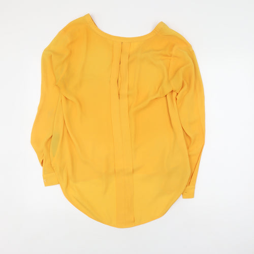 Marks and Spencer Women's Yellow Blouse Size 12