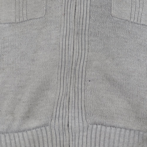 Dissident Men's Grey Hooded Knit Jacket XL