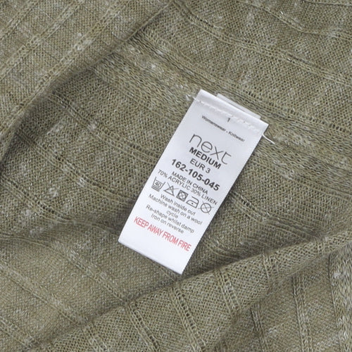 Next Women’s Green Cardigan, Medium, Knit Long Sleeve