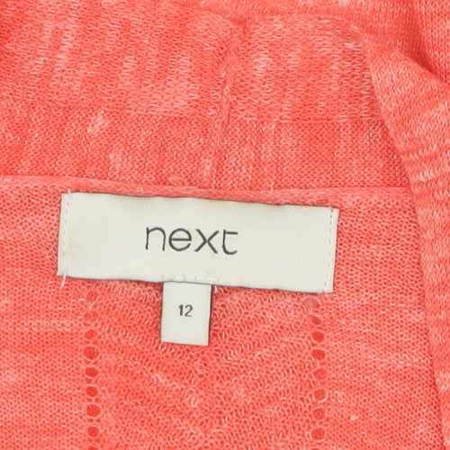 Next Women's Red Cardigan, Size 12, Lightweight, Casual