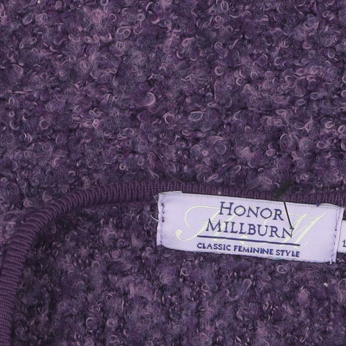 Honor Millburn Women's Purple Knit Jacket - M