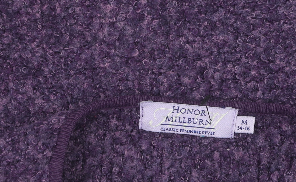 Honor Millburn Women's Purple Knit Jacket - M