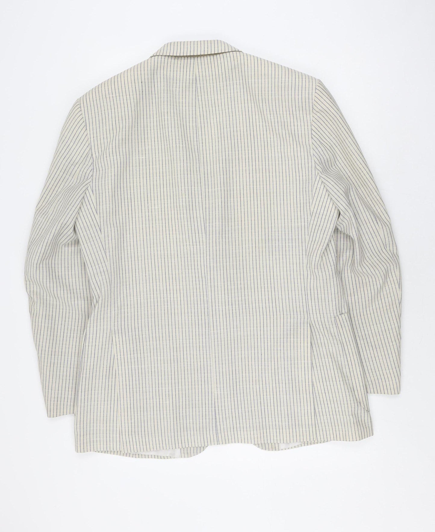 Gurteen Men's White Striped Blazer, 42R, Two-Button