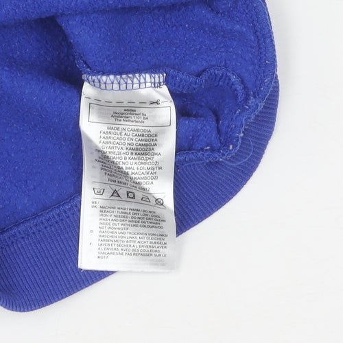 Adidas Unisex Baby Blue Pullover Jumper 12-18 Months