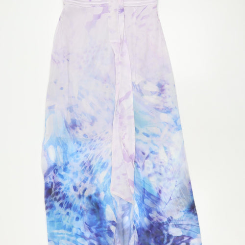 Lipsy Women's Multicoloured Strapless Maxi Dress Size 10