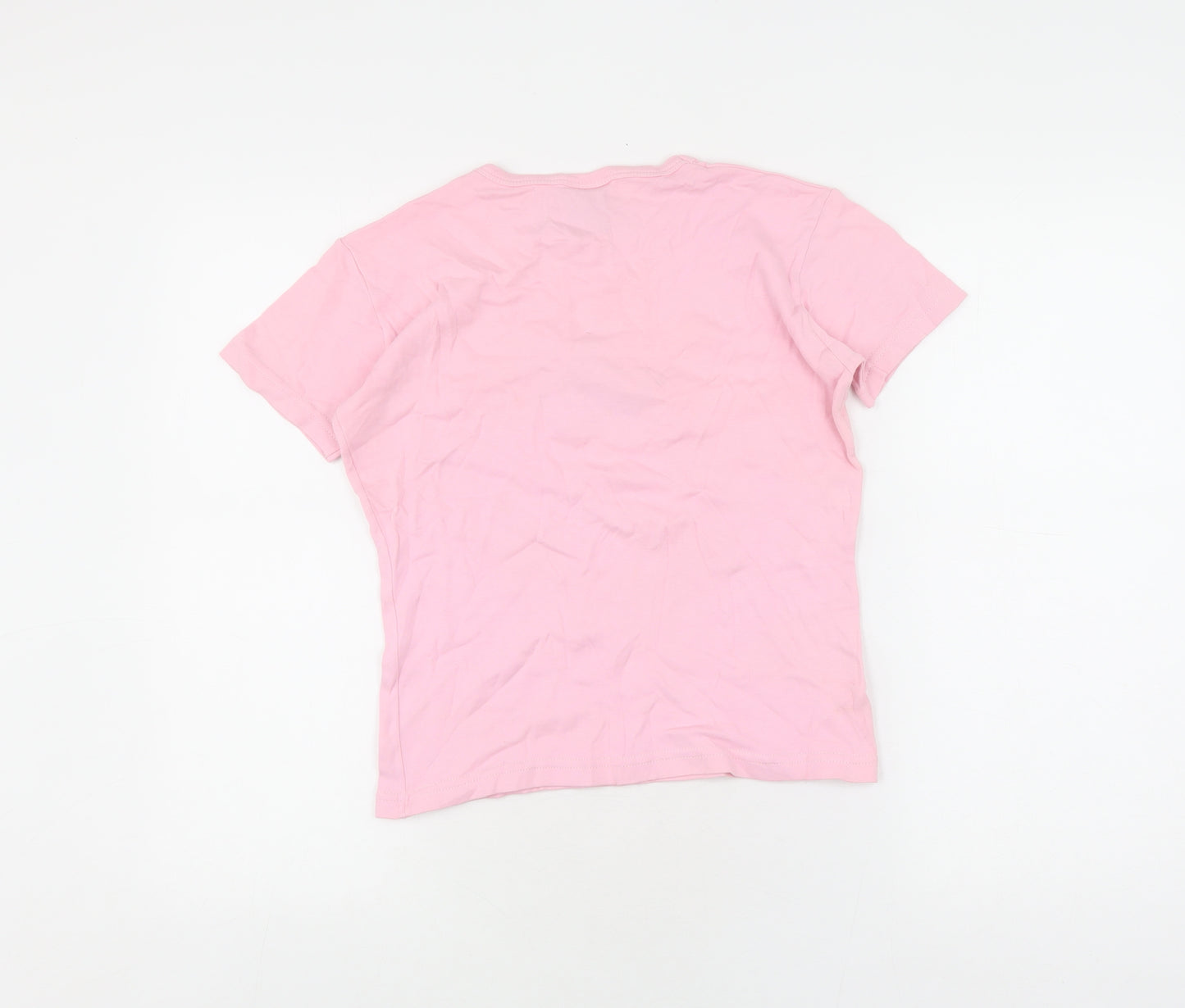 Victoria Beckham Women's Pink L T-Shirt, Embroidered Design
