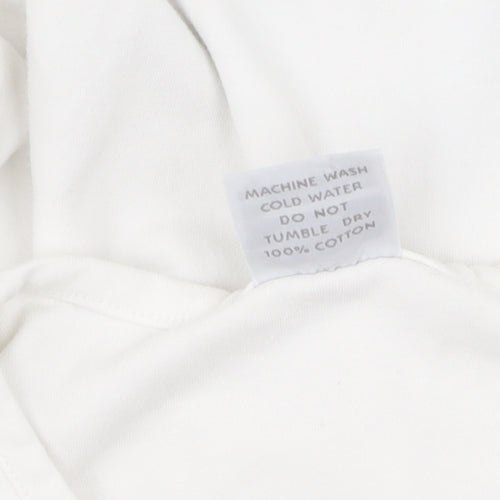 Jim Thompson White T-Shirt with Butterfly Print, Women, S