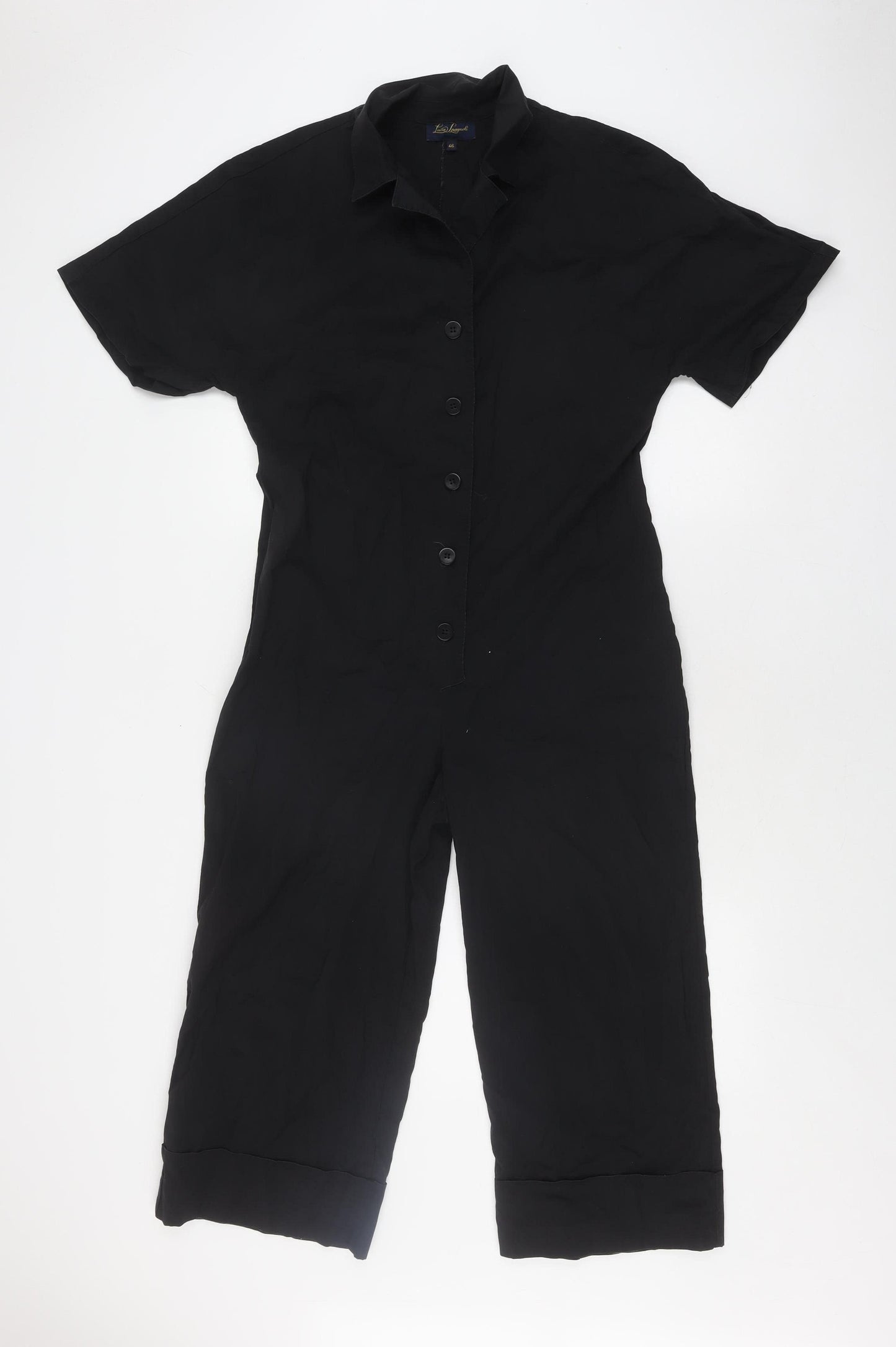 Luisa Spagnoli Women's Black Jumpsuit Size 18