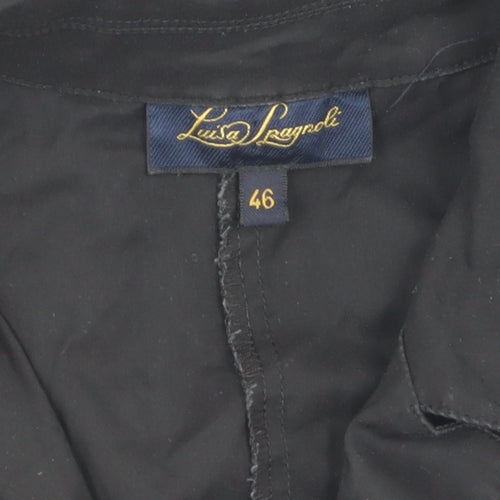 Luisa Spagnoli Women's Black Jumpsuit Size 18