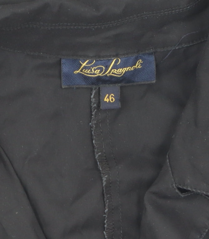 Luisa Spagnoli Women's Black Jumpsuit Size 18