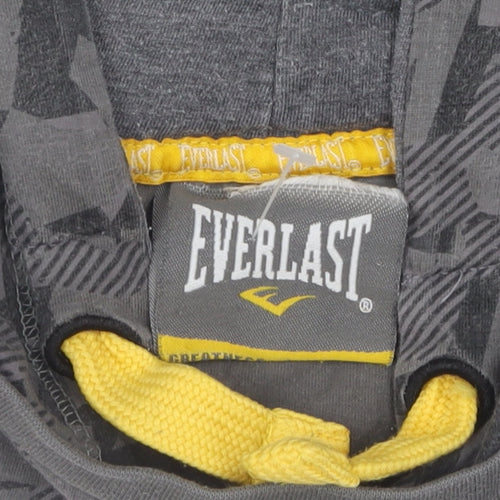 Everlast Boys Grey Camouflage Pullover Hoodie, Size 8 Years