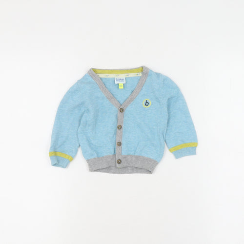 Baker by Ted Baker Unisex Baby Cardigan 3-6 Months Blue