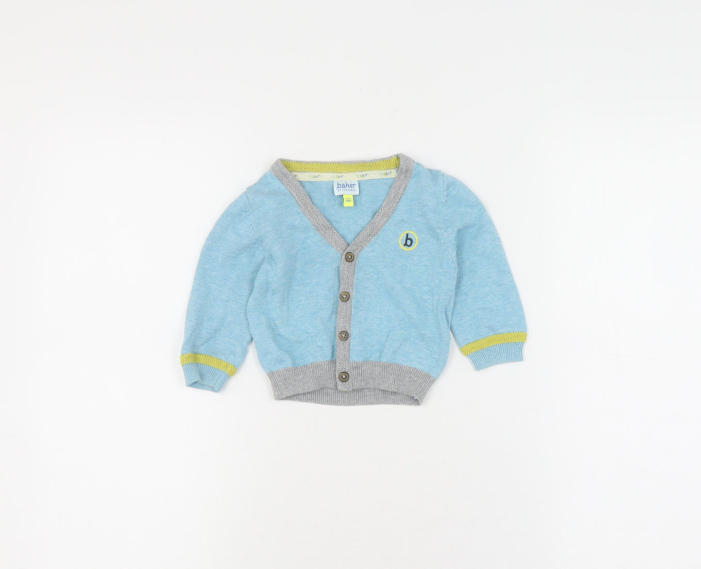 Baker by Ted Baker Unisex Baby Cardigan 3-6 Months Blue