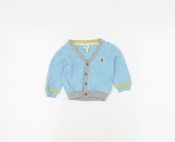 Baker by Ted Baker Unisex Baby Cardigan 3-6 Months Blue