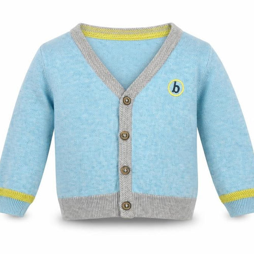 Baker by Ted Baker Unisex Baby Cardigan 3-6 Months Blue