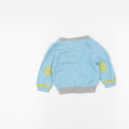 Baker by Ted Baker Unisex Baby Cardigan 3-6 Months Blue