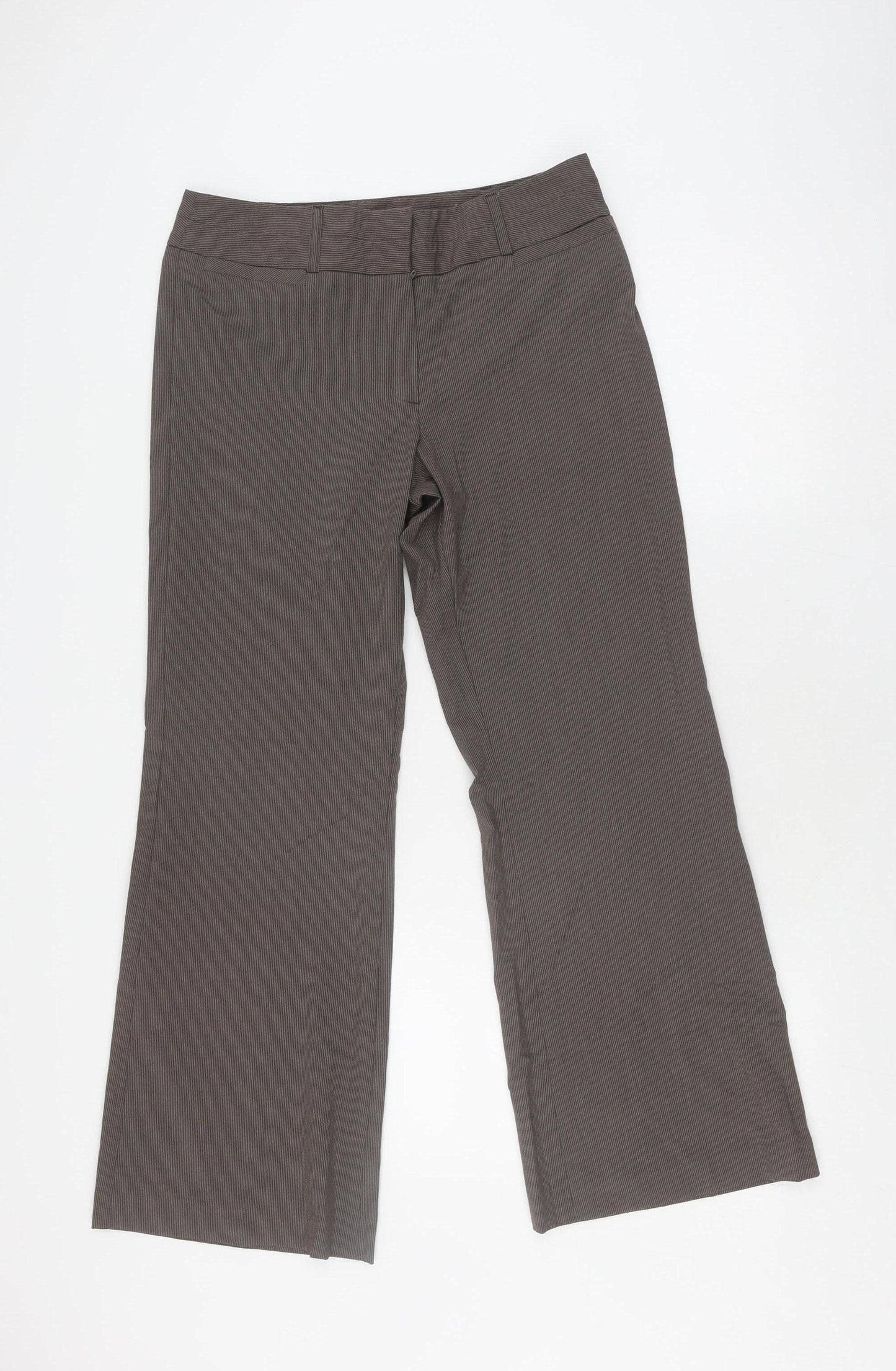 Next Women's Brown Dress Pants Size 10 Petites
