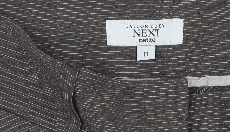 Next Women's Brown Dress Pants Size 10 Petites