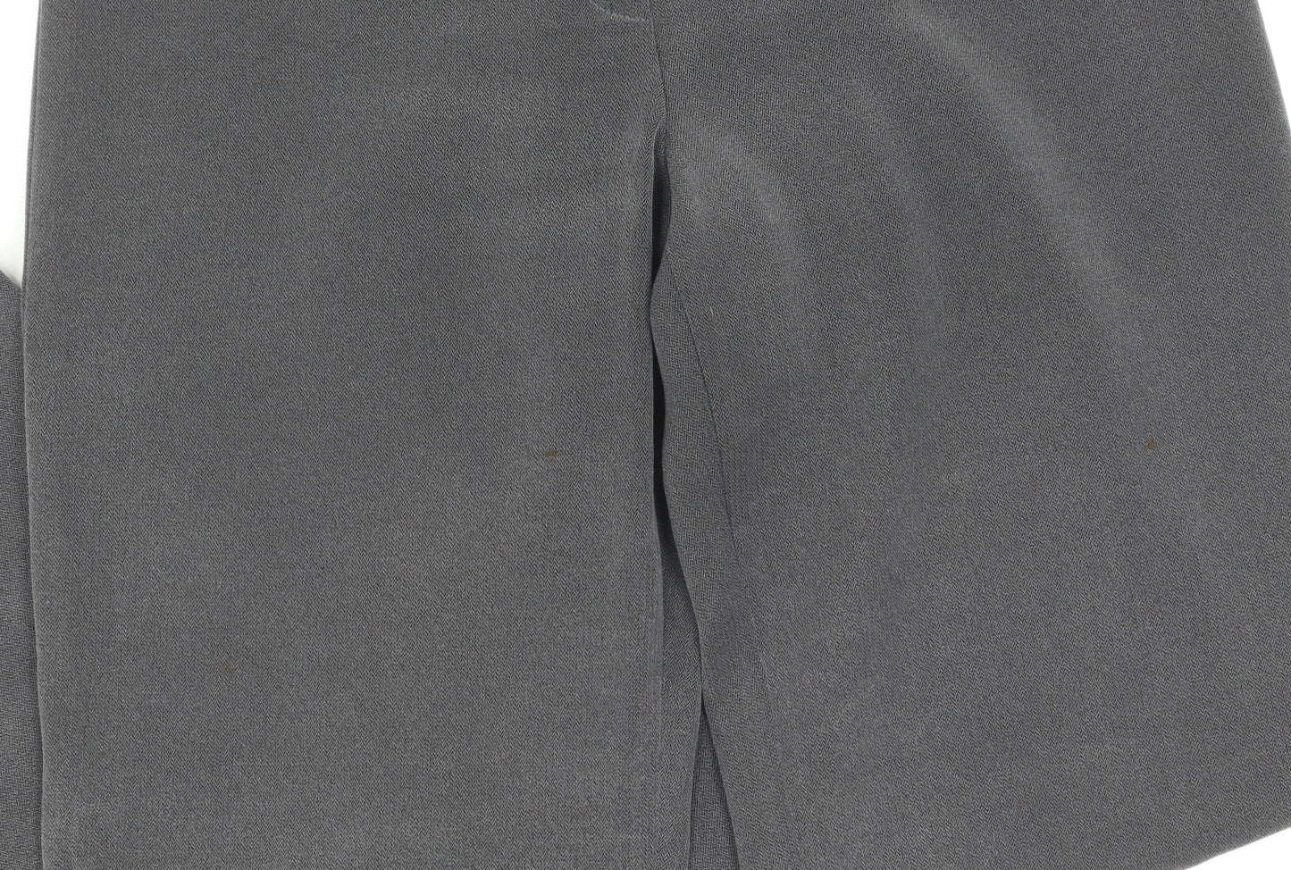 Next Grey Petite Straight Trousers Size 12