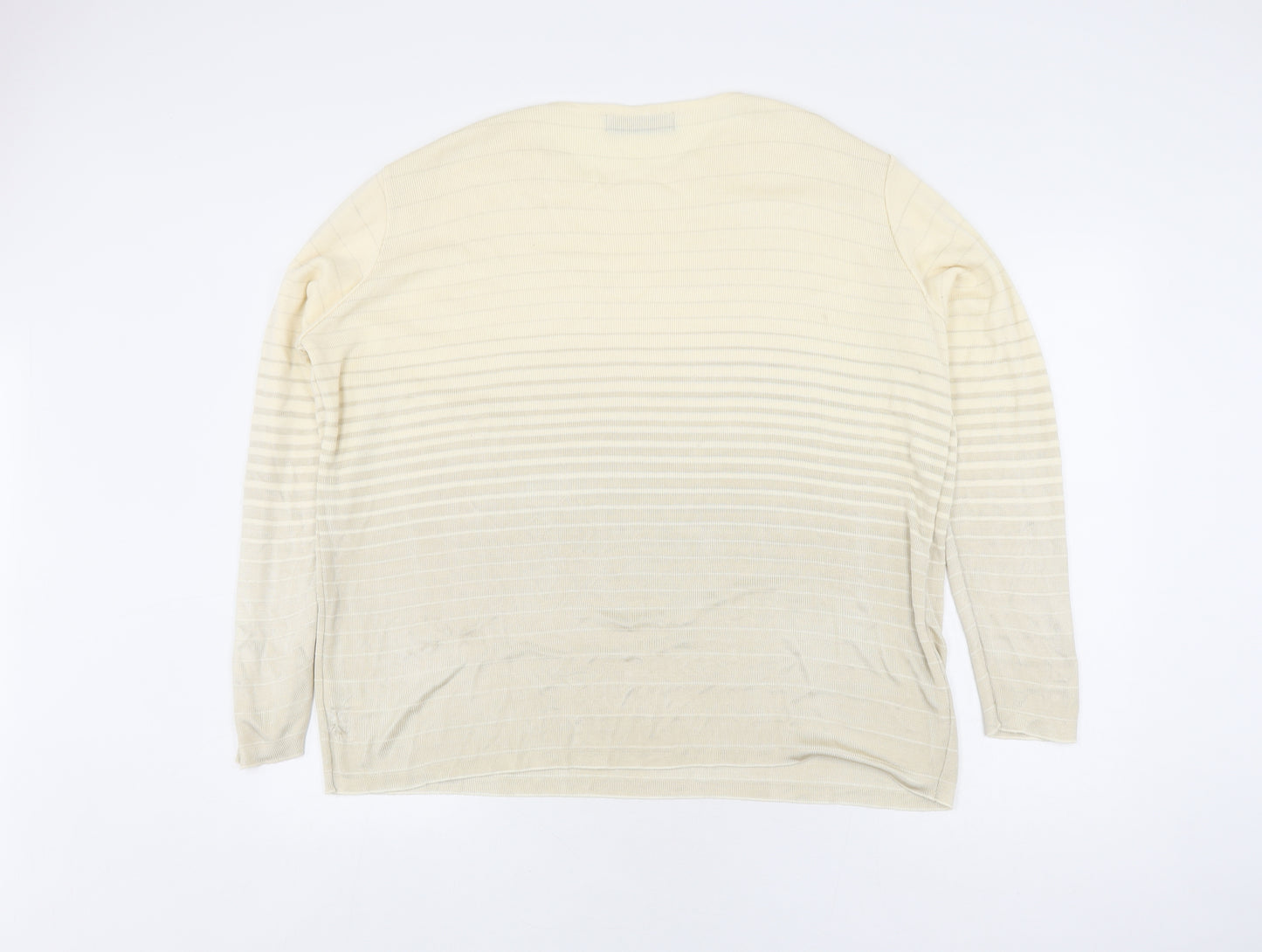 Debenhams Women's Beige Pullover Jumper Size 14