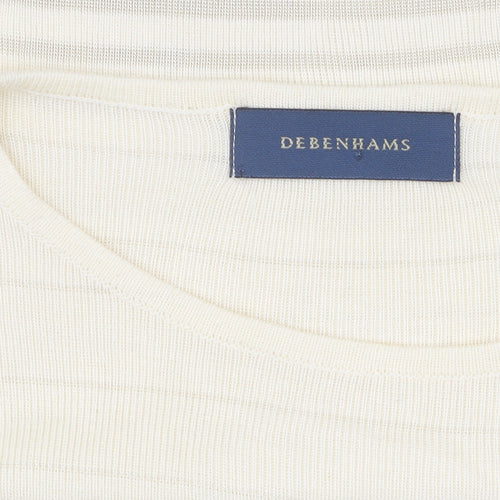 Debenhams Women's Beige Pullover Jumper Size 14