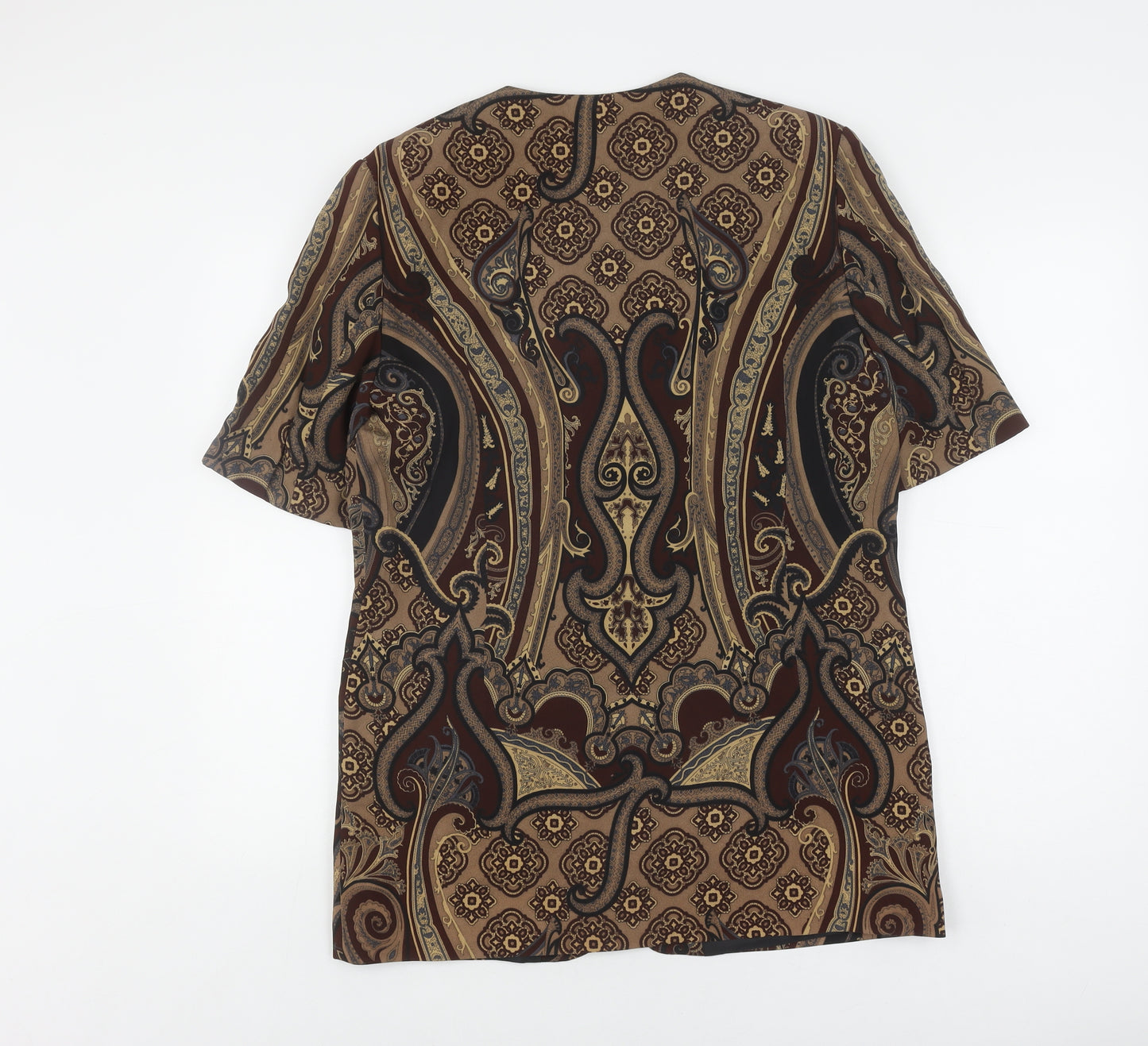 Windsmoor Women's Brown Paisley Button-Up Shirt