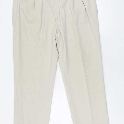 BHS Men's Beige Chino Trousers Size 40