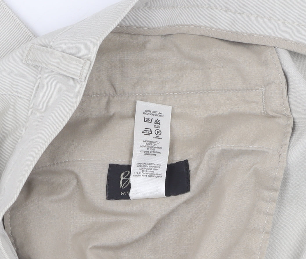 BHS Men's Beige Chino Trousers Size 40